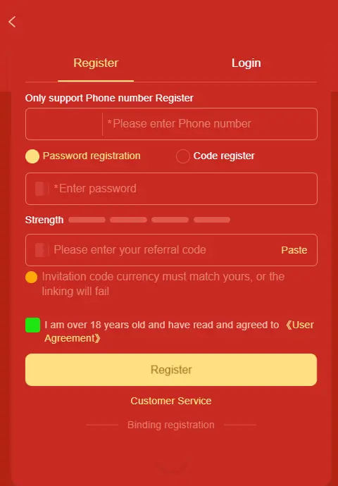 p777 game register